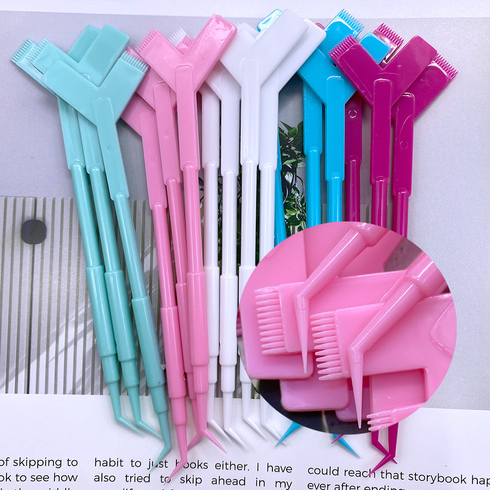 Micro Brush Applicator - 10/20/30Pcs 재사용 가능한 Y 모양 속눈썹