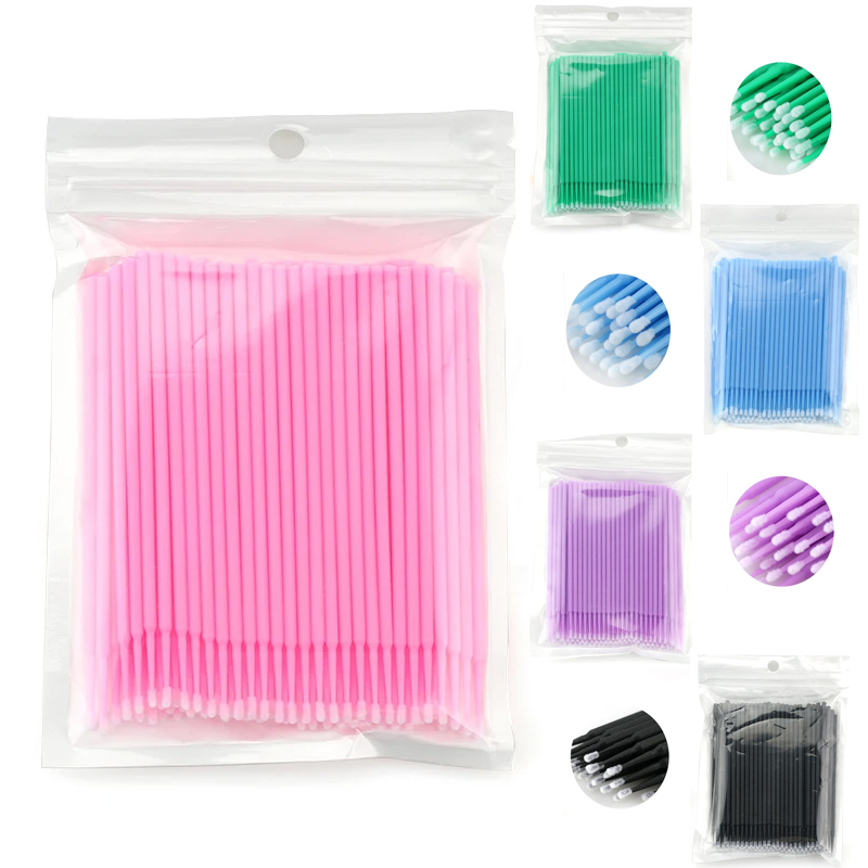 Micro Brush Applicator - 50/100PCS 일회용 마이크로 브러쉬 속눈썹 연장