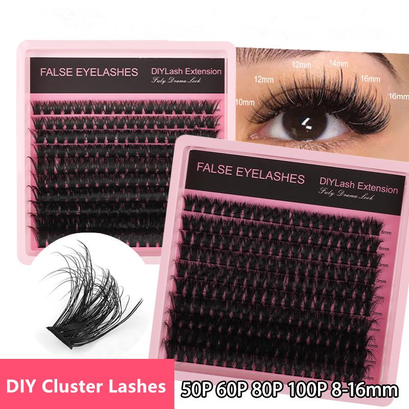 Eyelash Extension Salon - 8~16mm D컬 플러피 래쉬 클러스터 밍크