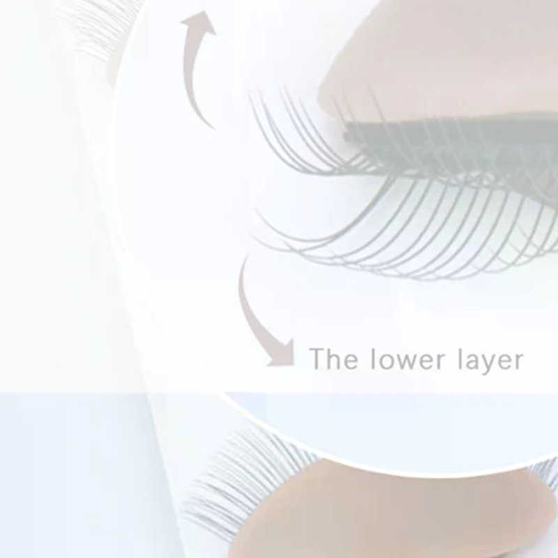 Eyelash Extension Model - 교체 가능한 인조 속눈썹 연장 연습용