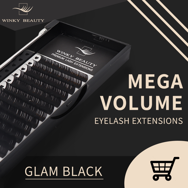 Eyelash Extension For Asian Eyes - 윙키 뷰티 맞춤형 로고 개별 속눈썹