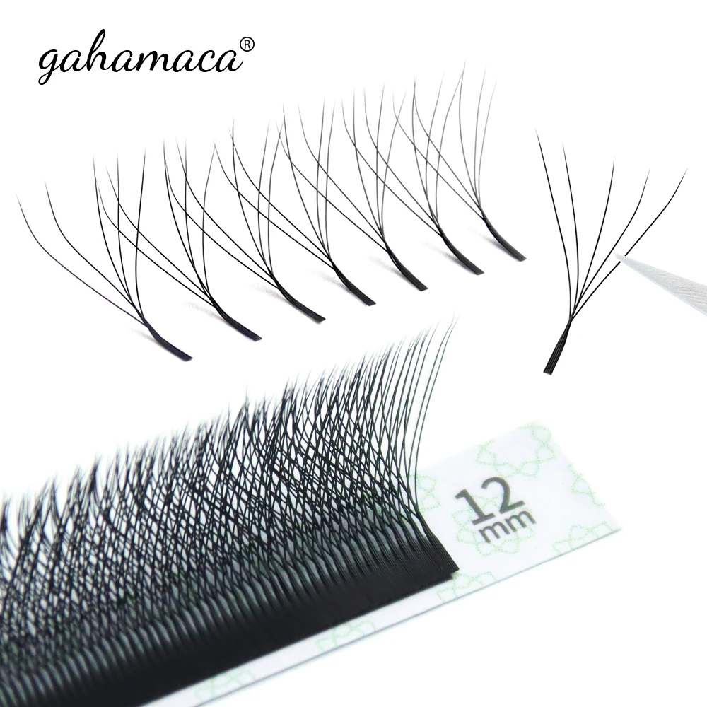 Eyelash Extension Volume Styles - 가하마카 W형 속눈썹 연장 3D/4D/5D 프리메이드