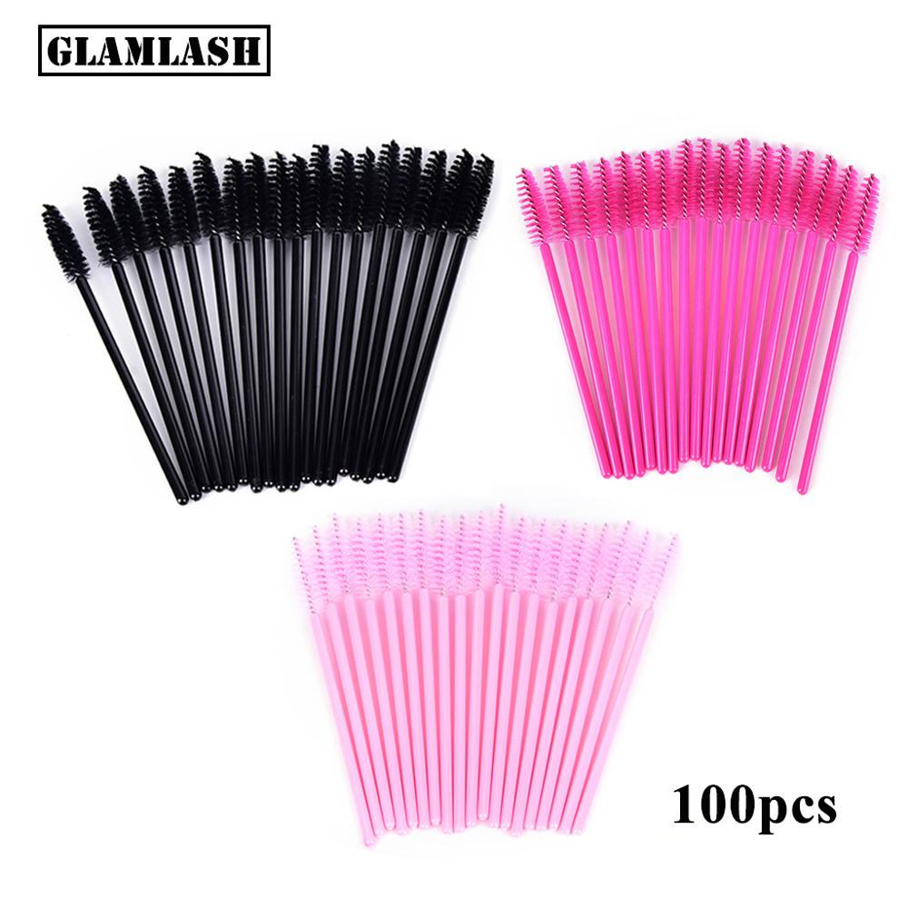 Micro Brush Applicator - 100Pcs 일회용 마이크로 속눈썹 빗 브러시