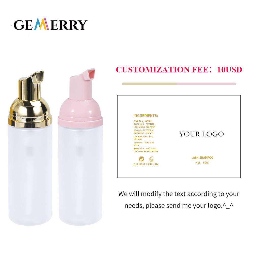 Eyelash Extension Foam Cleanser - 속눈썹 확장을위한 60ml 폼 래쉬 클렌저