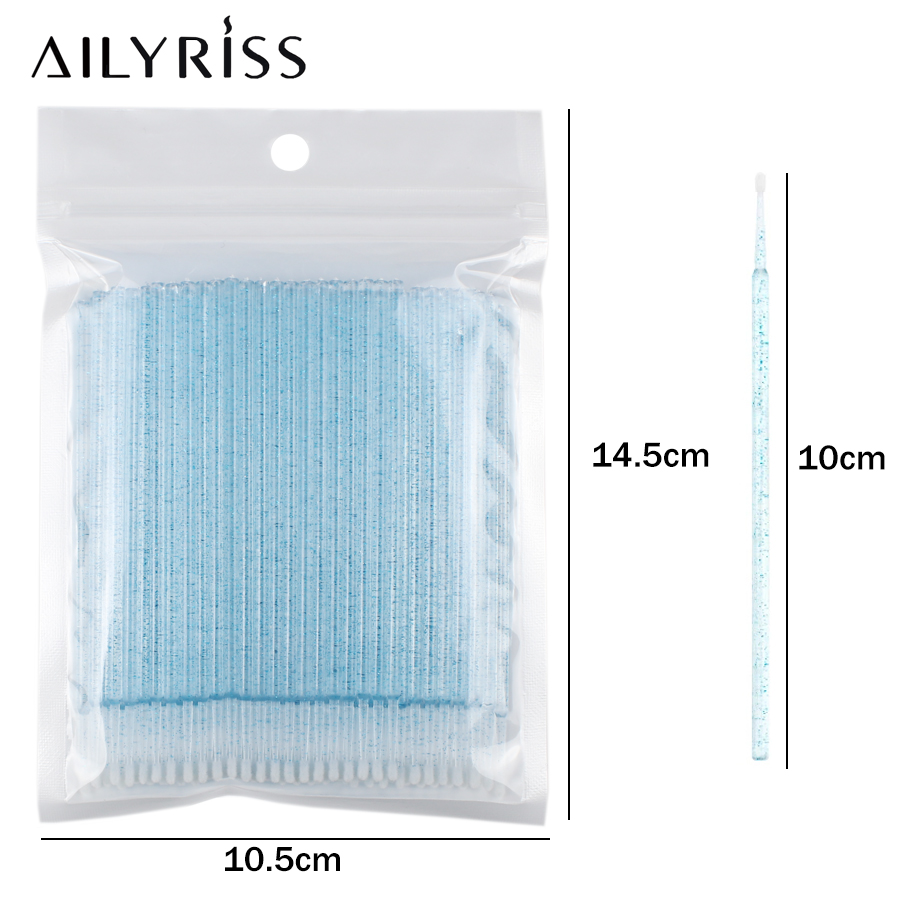 일회용 속눈썹 브러쉬 면봉 100pcs 마이크로 브러쉬 - Micro Brush Applicator 리뷰 및 가격