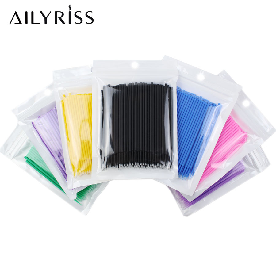일회용 속눈썹 브러쉬 면봉 100pcs 마이크로 브러쉬 - Micro Brush Applicator 리뷰 및 가격