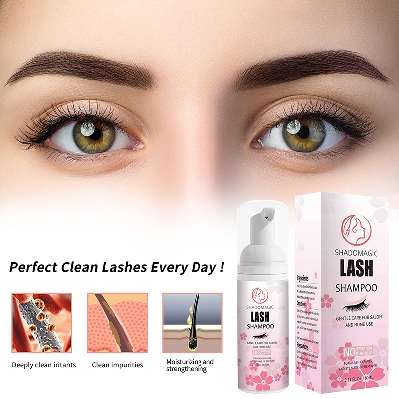 【A】60ML 속눈썹 마스카라 봉용 빠른 세척 속눈썹  - Eyelash Extension Foam Cleanser 리뷰 및 가격