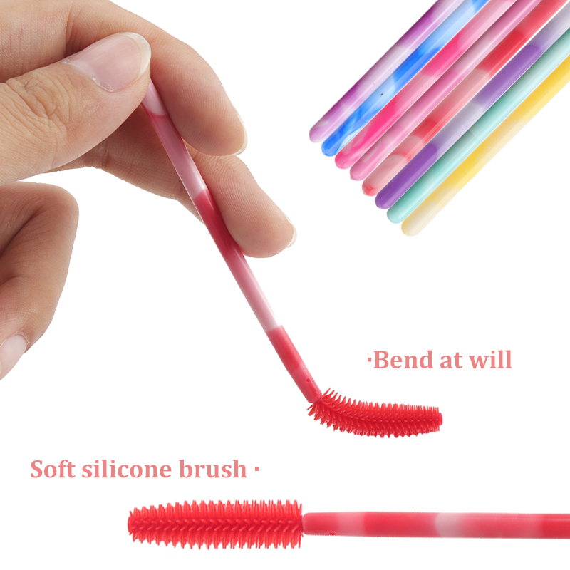 50/100Pcs 일회용 실리콘 속눈썹 브러쉬 컬러 아 - Micro Brush Applicator 리뷰 및 가격