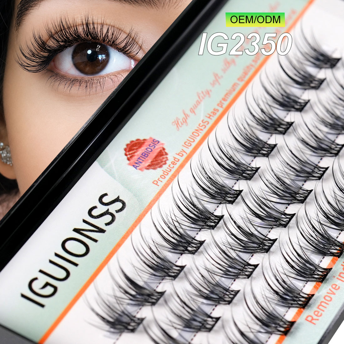 IGUIONSS OEM ODM 세그먼트 속눈썹 연장 D - Eyelash Extension For Asian Eyes 리뷰 및 가격