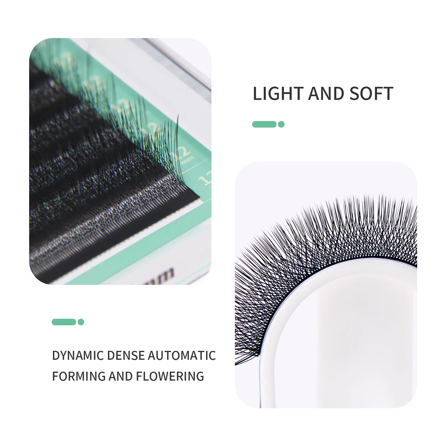 GLAMLASH 4D W 모양 속눈썹 연장 미리 만들어 - Eyelash Extension Volume Styles 리뷰 및 가격