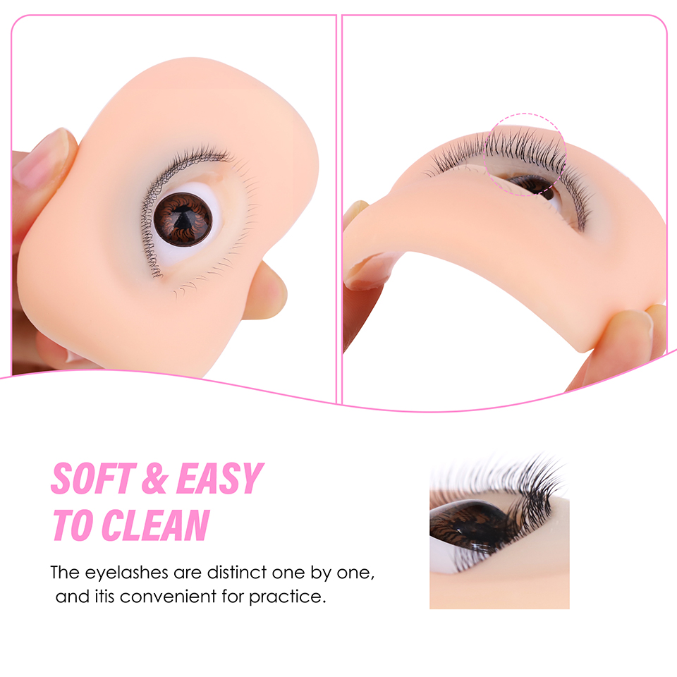 3겹 속눈썹 재사용 가능 마네킹 눈 속눈썹 연장 연습용 - Eyelash Extension Model 리뷰 및 가격