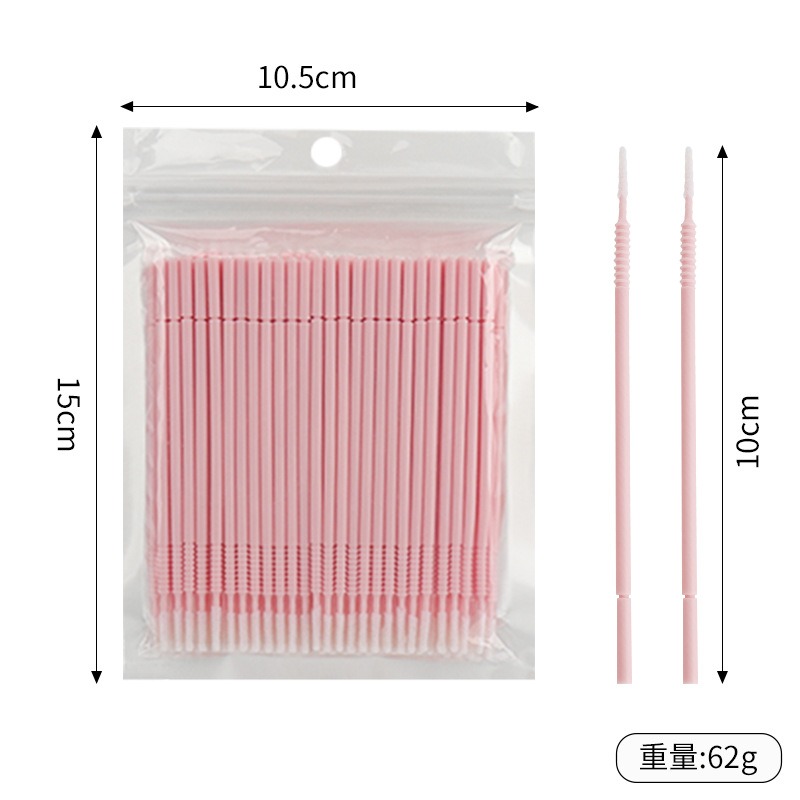 500개 속눈썹 연장 클리닝 면봉 긴/짧은 팁 속눈썹  - Micro Brush Applicator 리뷰 및 가격