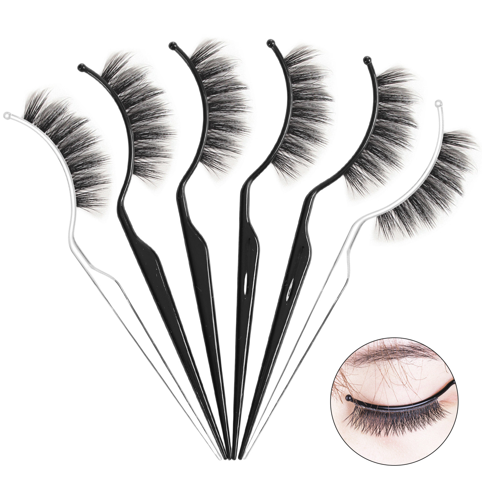 10개입 인조 속눈썹 시험용 착용 장치 속눈썹 스타일  - Eyelash Extension Model 리뷰 및 가격