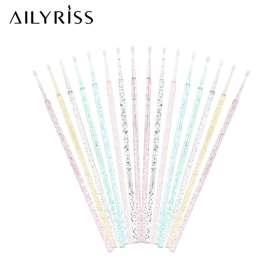 100 개/몫 일회용 속눈썹 브러쉬 면봉 마이크로 브러 - Micro Brush Applicator 리뷰 및 가격