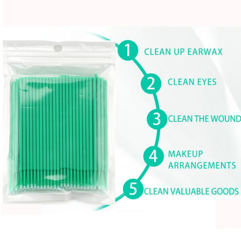 50/100PCS 일회용 마이크로 브러쉬 속눈썹 연장  - Micro Brush Applicator 리뷰 및 가격