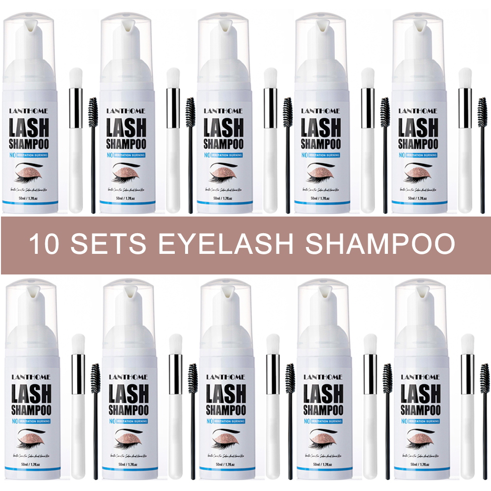 50ML Lanthome Pro 속눈썹 연장 샴푸 눈꺼 - Eyelash Extension Foam Cleanser 리뷰 및 가격