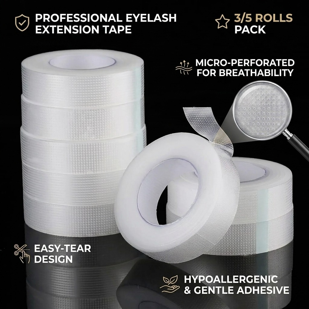 3/5 롤 PE 래쉬 테이프 통기성 속눈썹 연장 접착  - Tape Breathable Lash 리뷰 및 가격