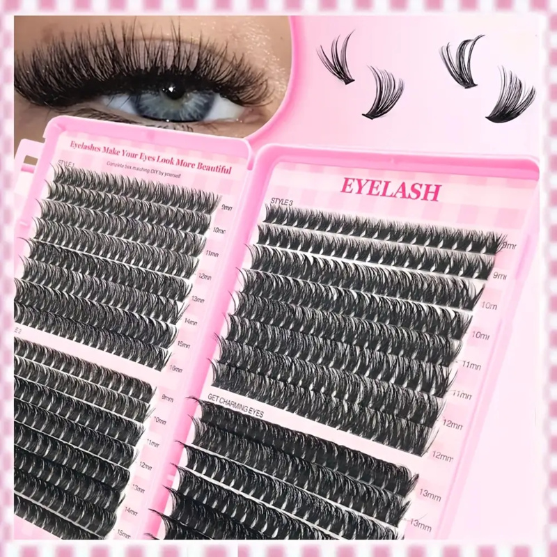 30/40/50/60/80/100D, 두께 9-16mm - Eyelash Extension Volume Styles 리뷰 및 가격