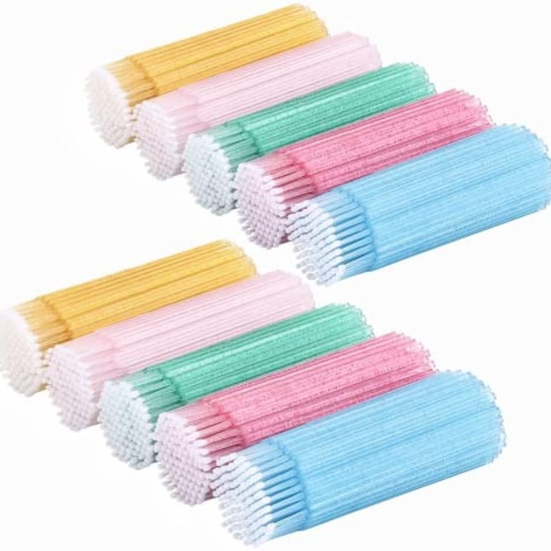 500/1000개 일회용 마이크로스왑 속눈썹 연장용 마 - Micro Brush Applicator 리뷰 및 가격