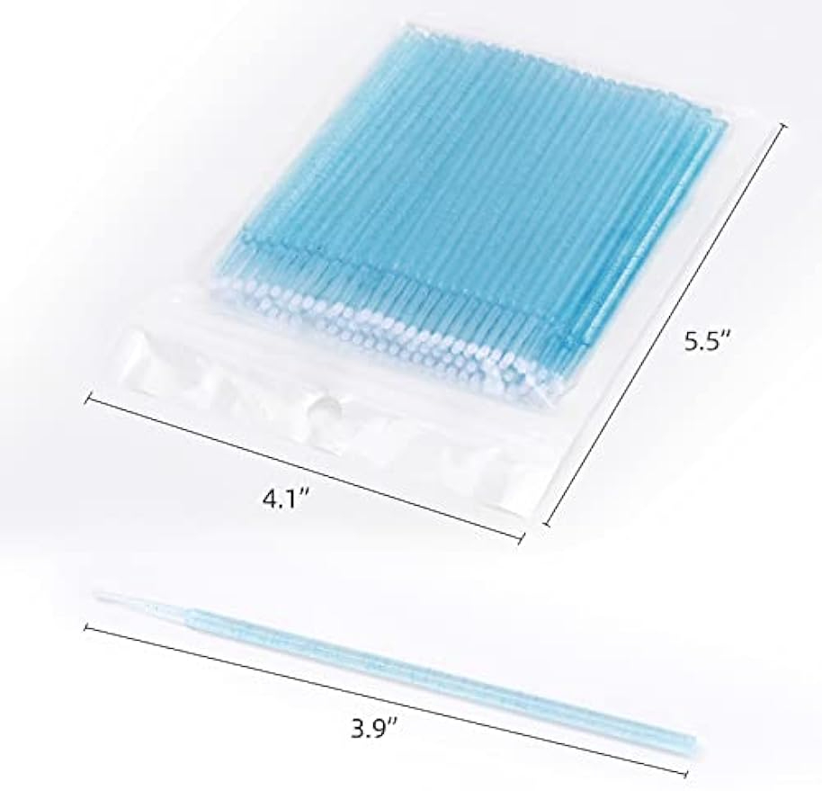 500/1000개 일회용 마이크로스왑 속눈썹 연장용 마 - Micro Brush Applicator 리뷰 및 가격