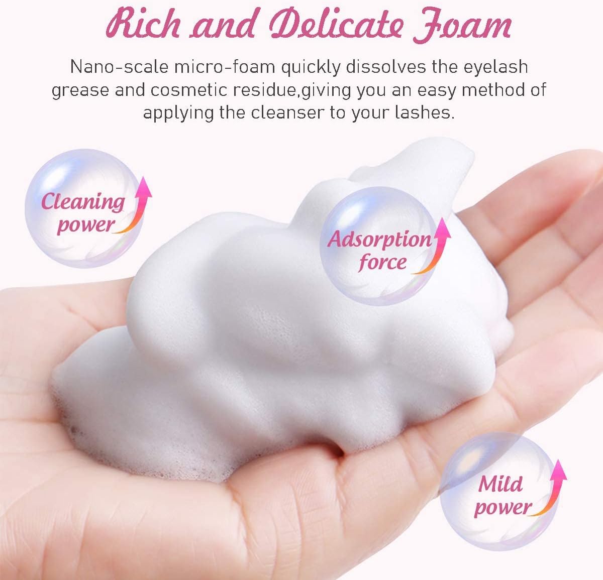 여성용 속눈썹 익스텐션 클렌저 샴푸 키트, 무스, 빠른 - Eyelash Extension Foam Cleanser 리뷰 및 가격