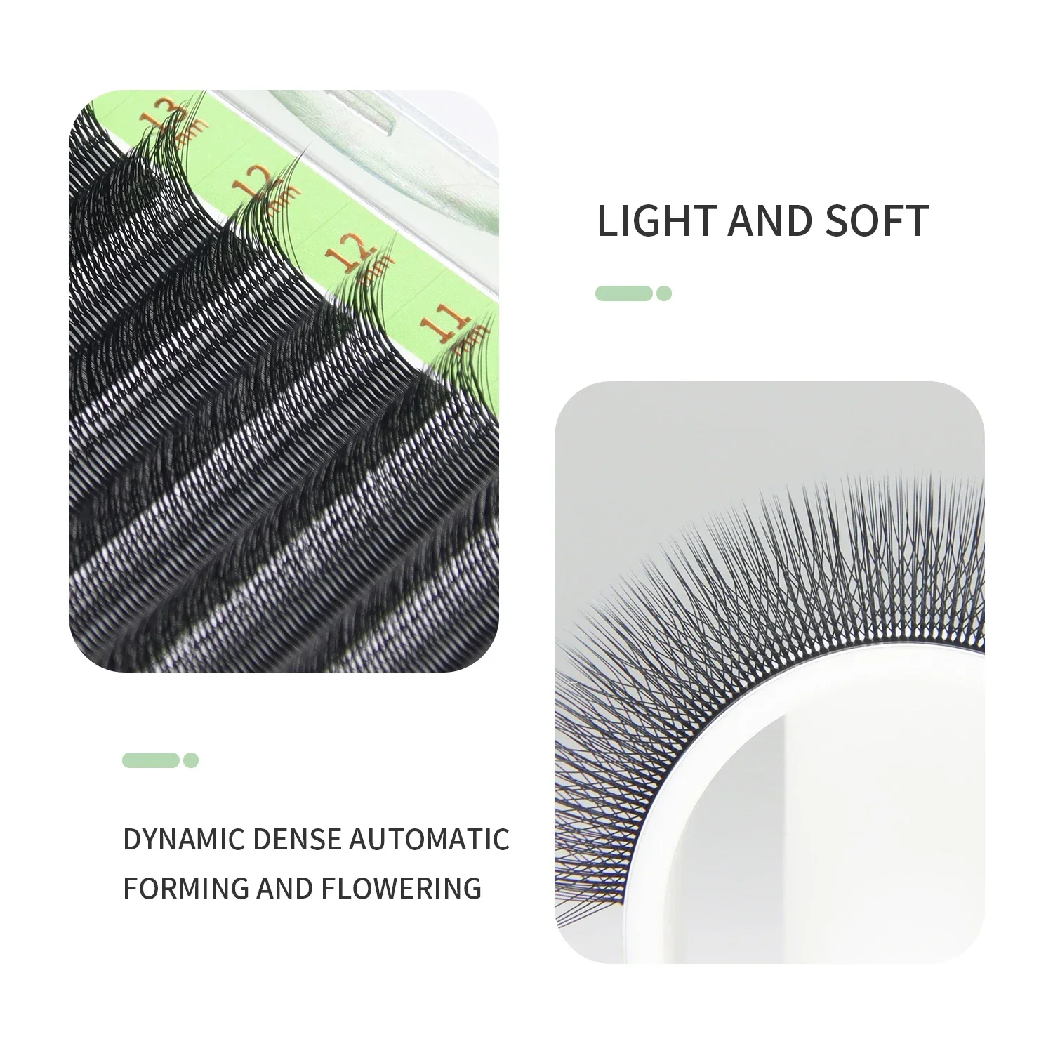 GLAMLASH 3D W 3 코어 모양 속눈썹 확장 미 - Eyelash Extension Volume Styles 리뷰 및 가격