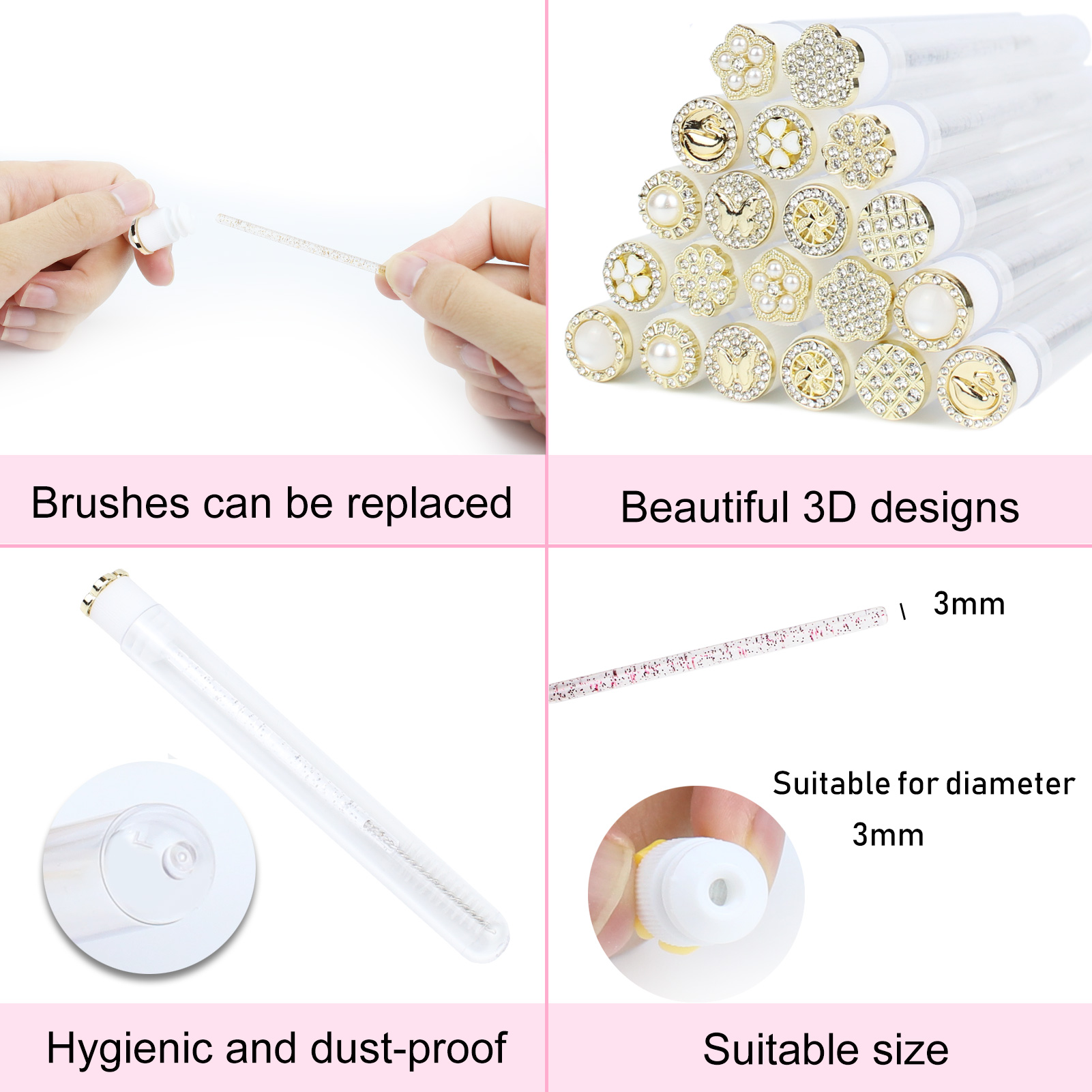 마스카라 완드 튜브 30pcs 재사용 가능한 래쉬 스풀 - Micro Brush Applicator 리뷰 및 가격