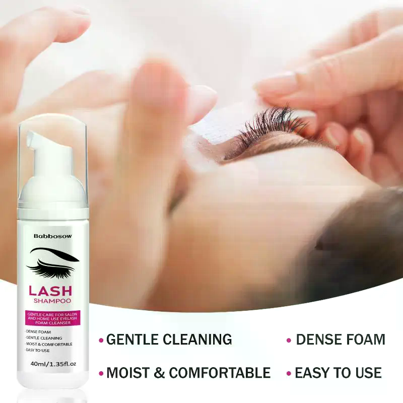40ml 속눈썹 연장 샴푸 폼 브러쉬 포함 눈꺼풀 딥  - Eyelash Extension Foam Cleanser 리뷰 및 가격