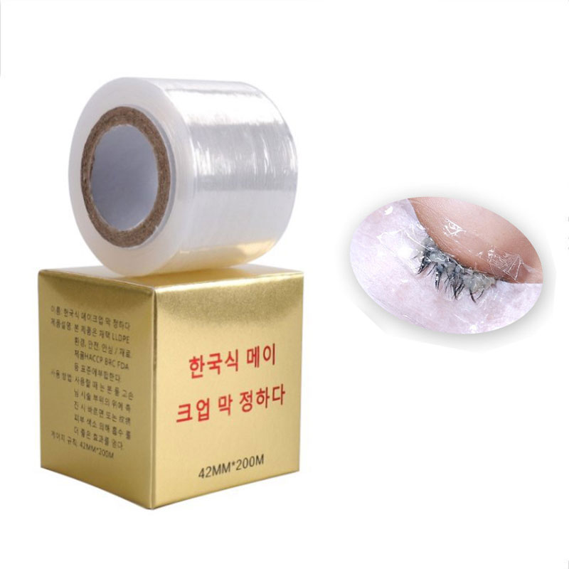 1 롤 200M 가짜 속눈썹 확장 투명 플라스틱 랩 영 - Eyelash Extension Salon 리뷰 및 가격