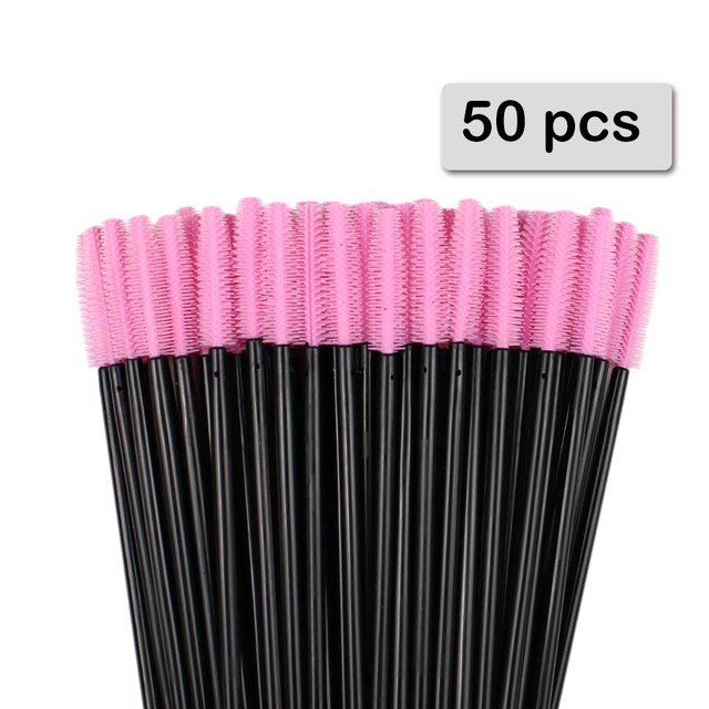 50pcs 실리콘 마스카라 완드 애플리케이터 일회용 속 - Micro Brush Applicator 리뷰 및 가격